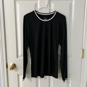 Elle black long sleeve top
